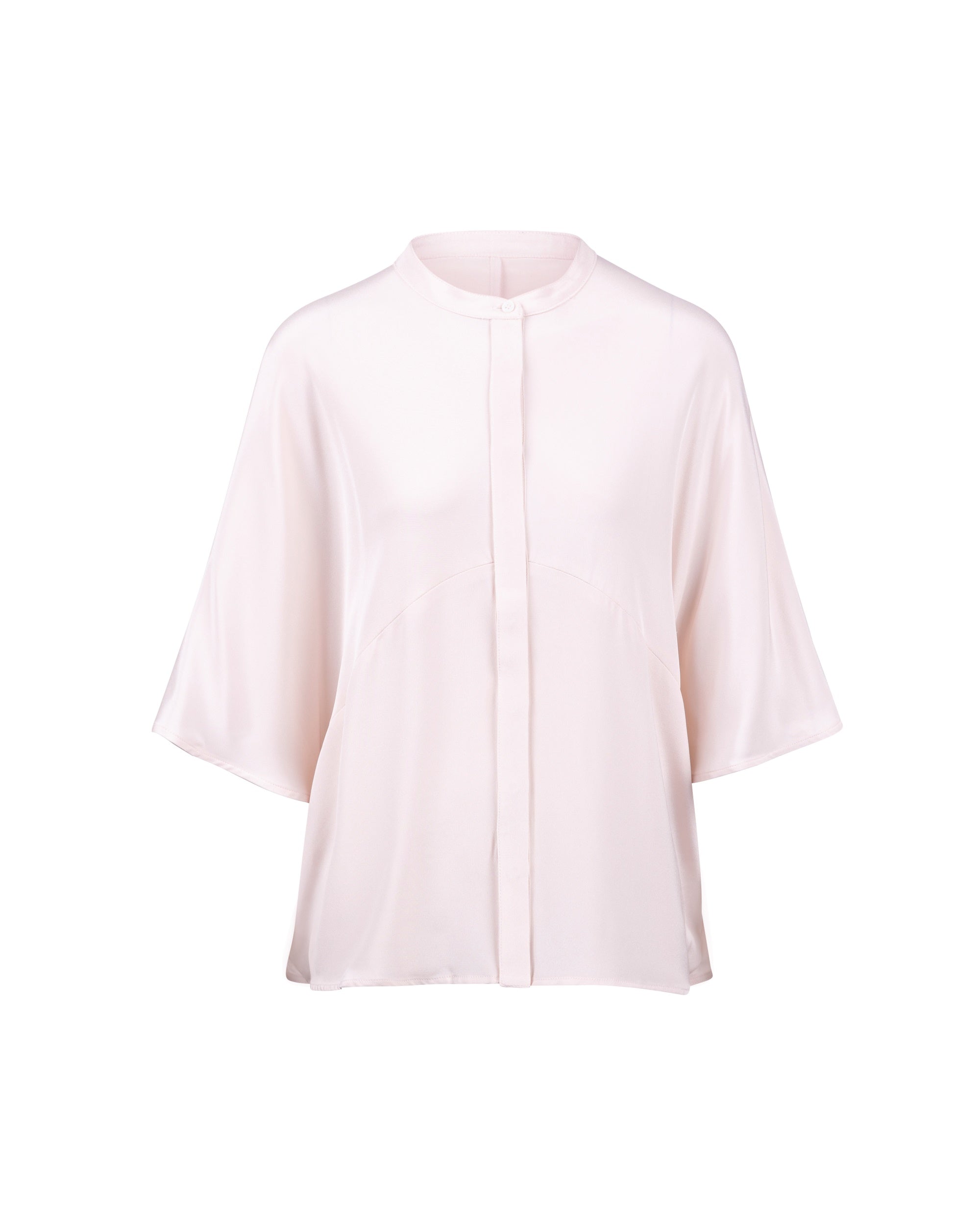 Essential Silk Cape Blouse