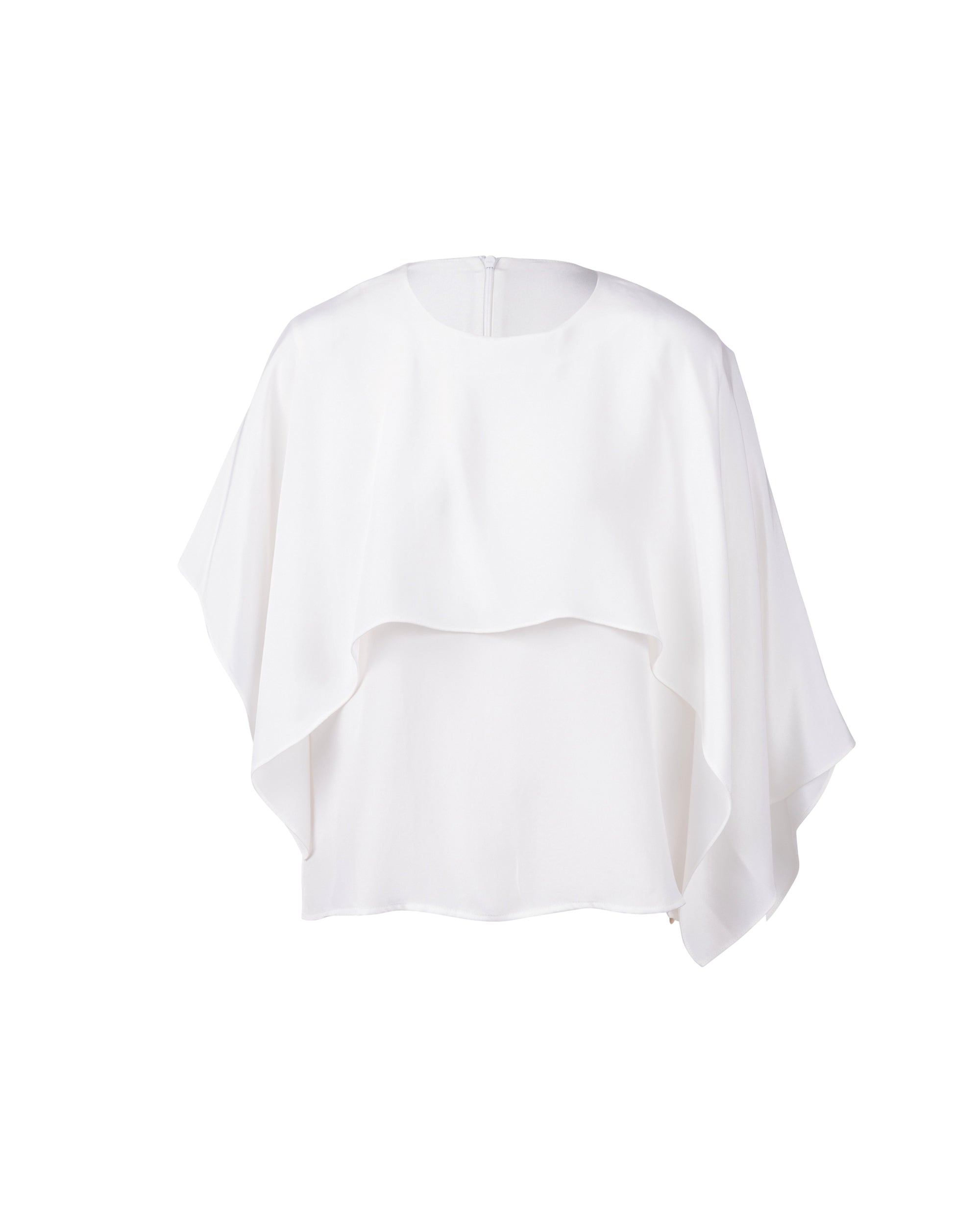 Essential Silk 2 in 1 Cape Blouse