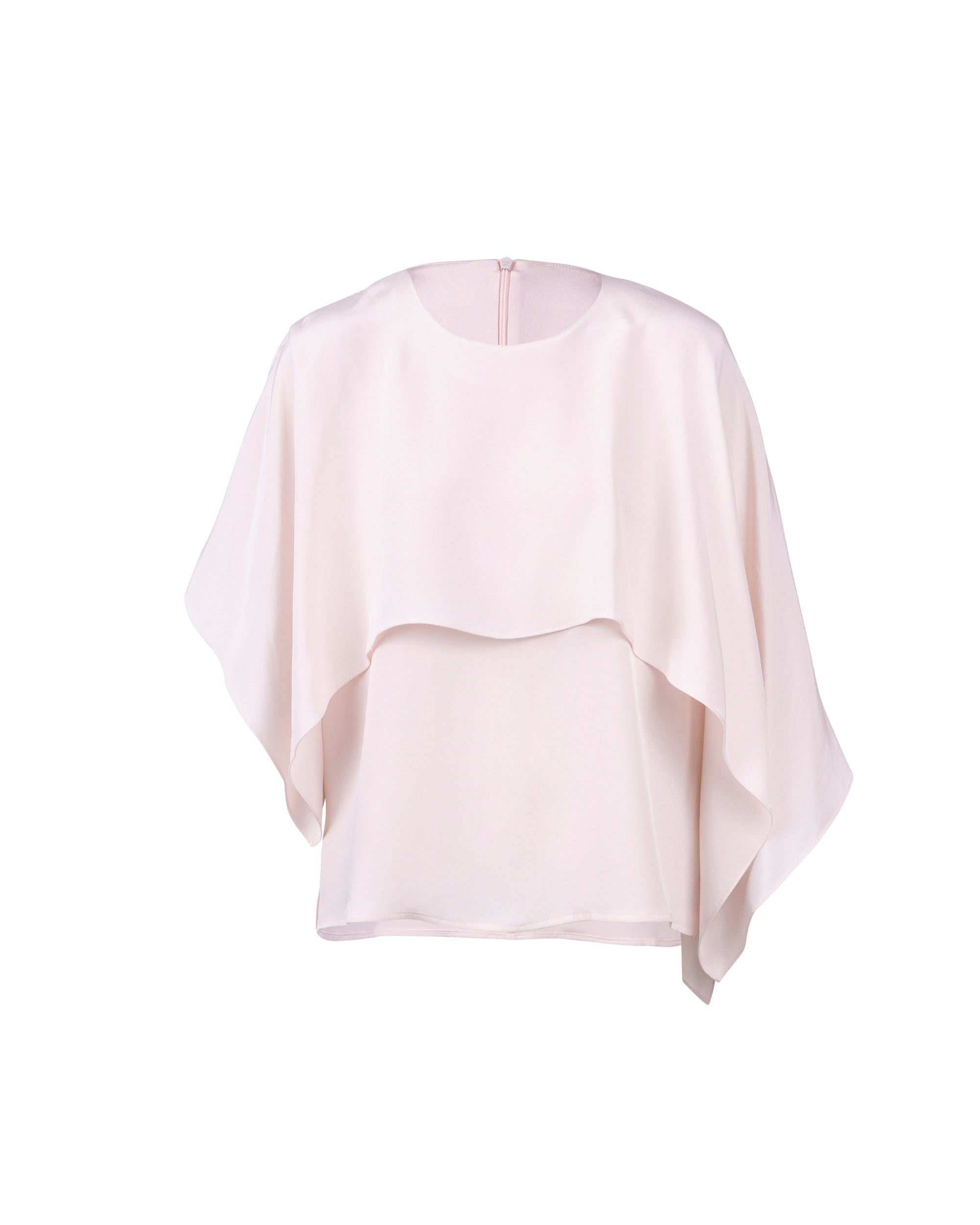 Essential Silk 2 in 1 Cape Blouse