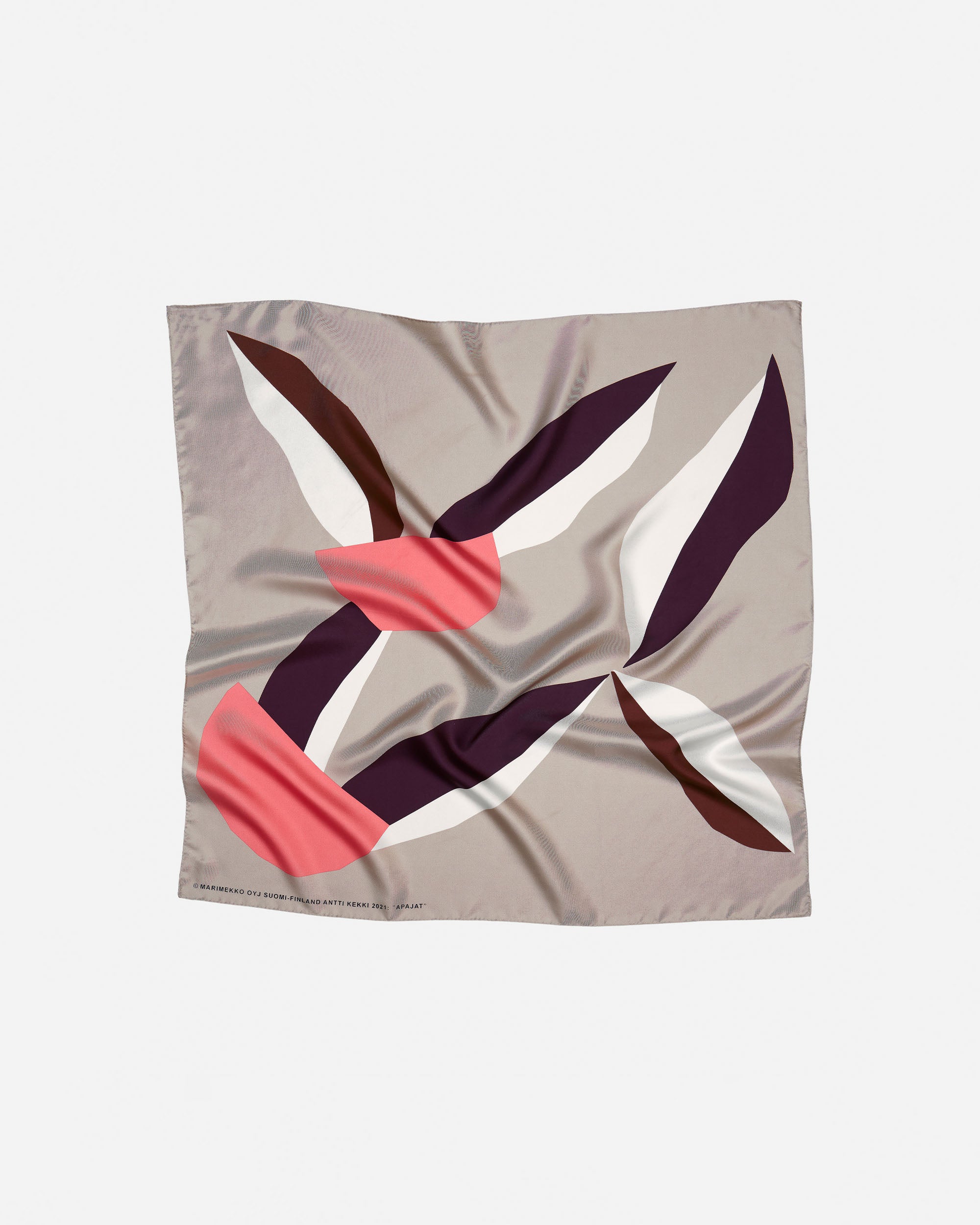 Lauhtua Apajat Silk Scarf 75X75Cm