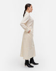 Puoli Unikko Cotton Snap Button Slim Skirt 84cm