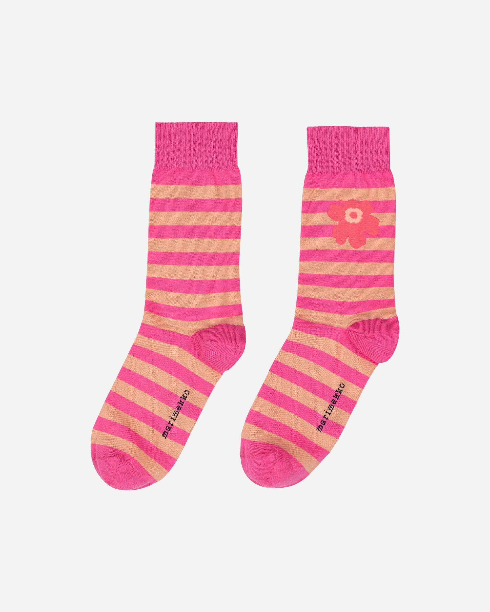 Kioski Kasvaa Tasaraita Unikko One Socks
