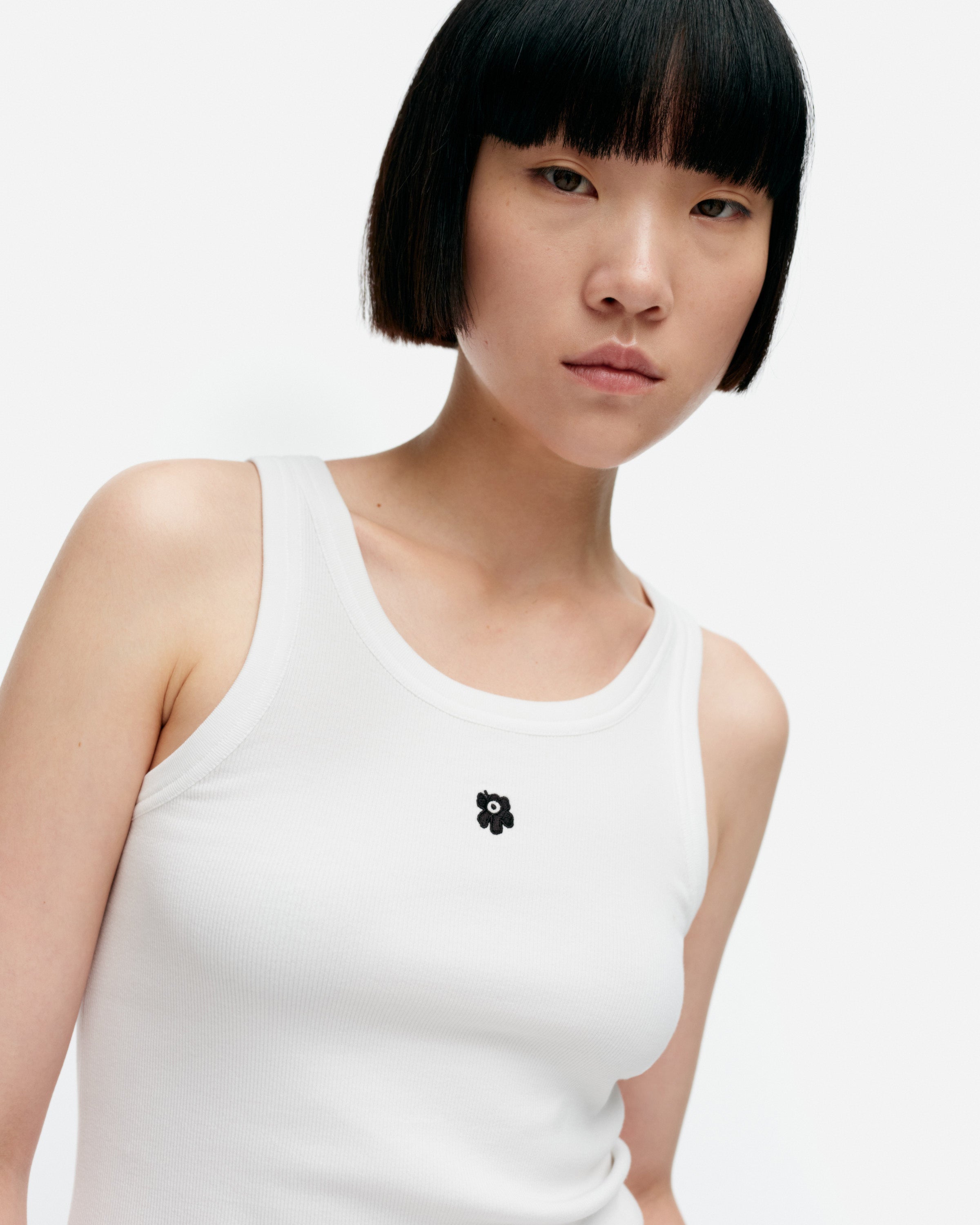 Kioski Kedol Unikko Placement Rib Tank Top 62cm | MARIMEKKO