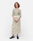 Kvaternio Pieni Unikko Cotton Linen Knitted Skirt