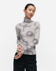 Emali Unikko Rib Turtleneck Jersey Top 59cm