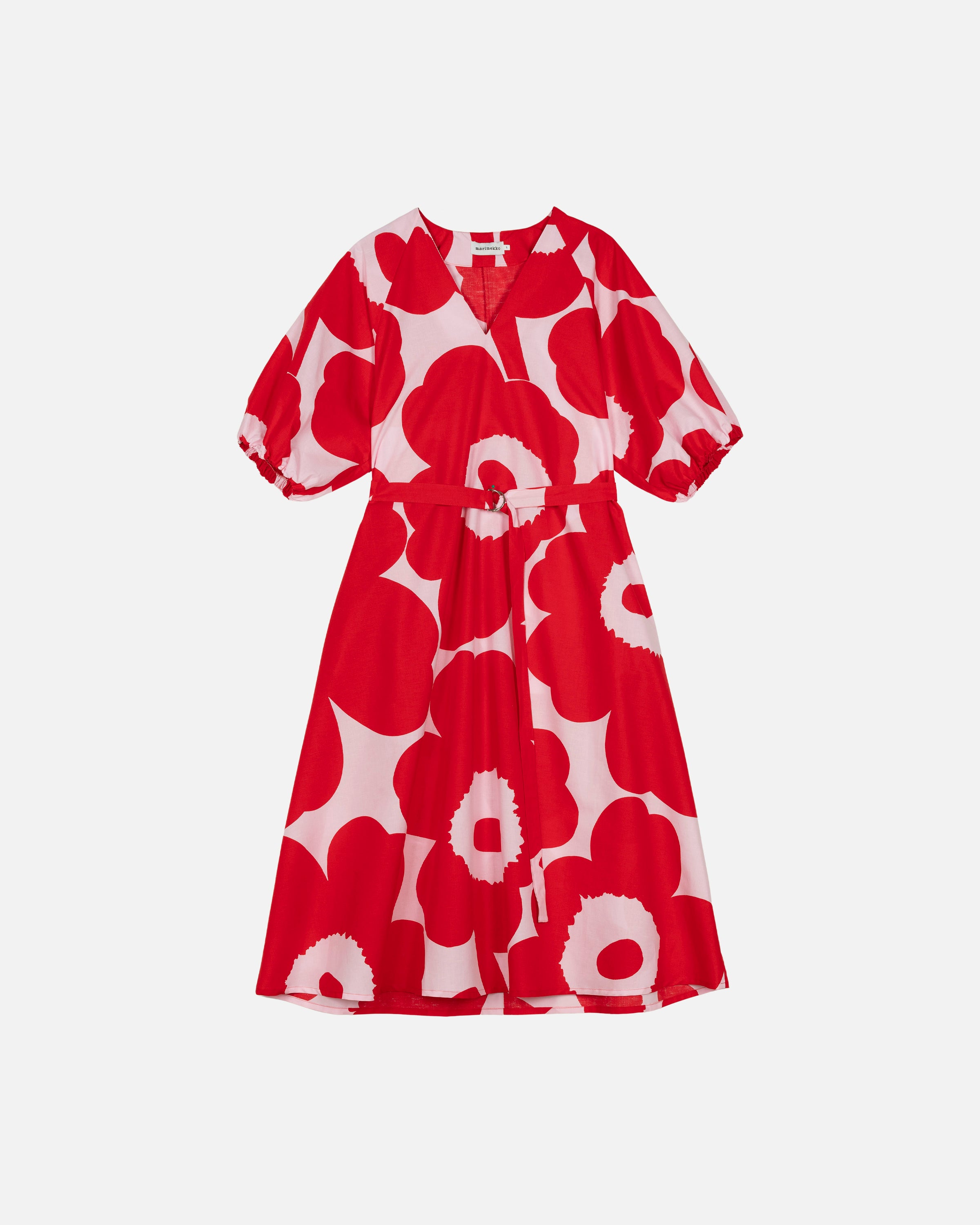 Aiva Unikko Cotton Linen Dress 126cm