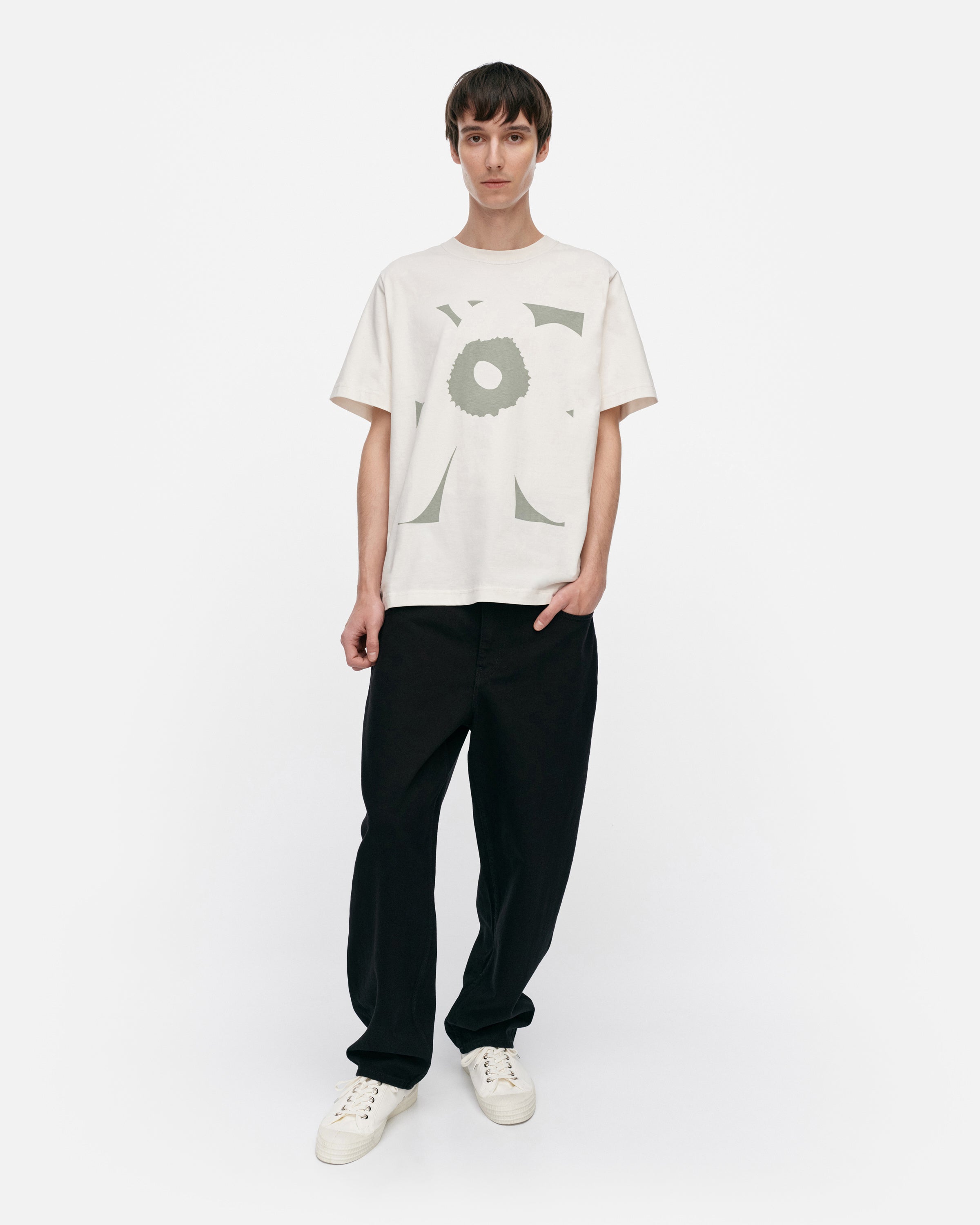 【24SS】marimekko マリメッコ/ Embla Unikko Placement Tシャツ 24SS】marimekko マリメッコ/ Embla Unikko Placement Tシャツ
