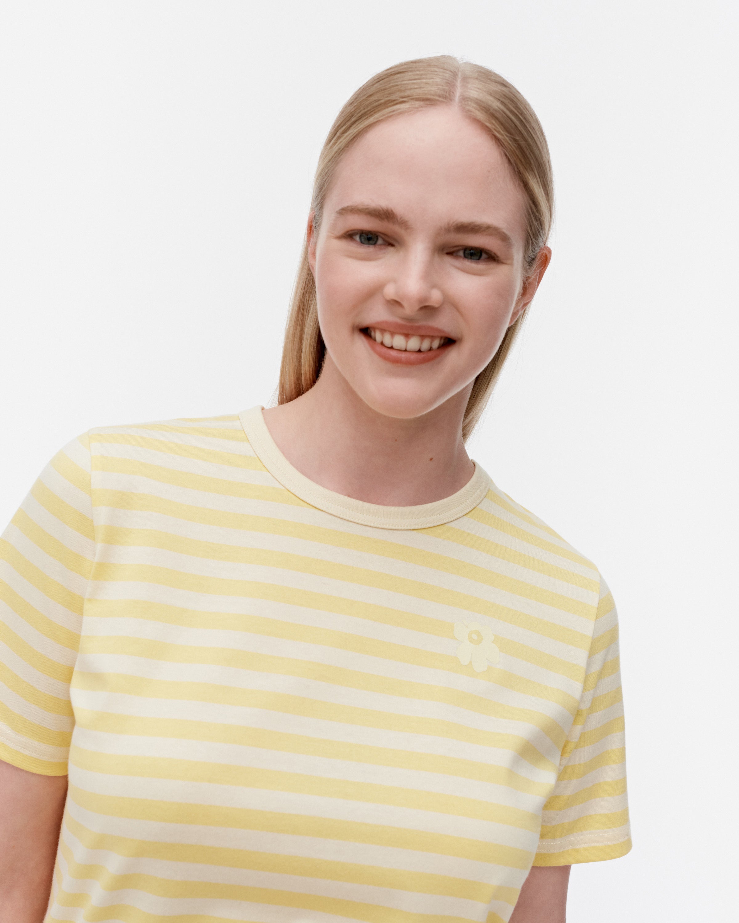 Kioski Tasaraita Relaxed Short Sleeve Top