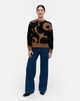 Unikko Valu Knitted Wool Long Sleeve Top 59cm