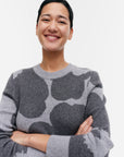 Aukio Unikko Cashmere Wool Knitted Long Sleeve Top 58cm