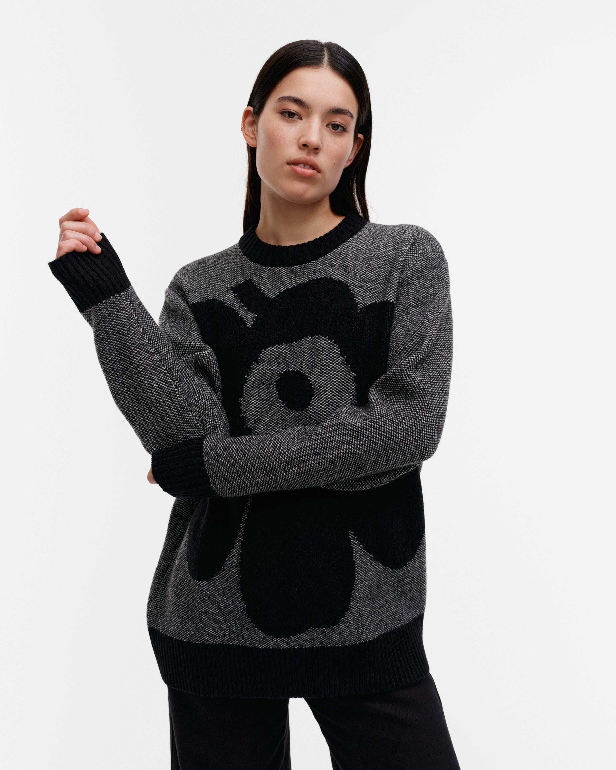 Kioski Pehmyt Unikko Wool Knit Long Sleeve Top 72cm