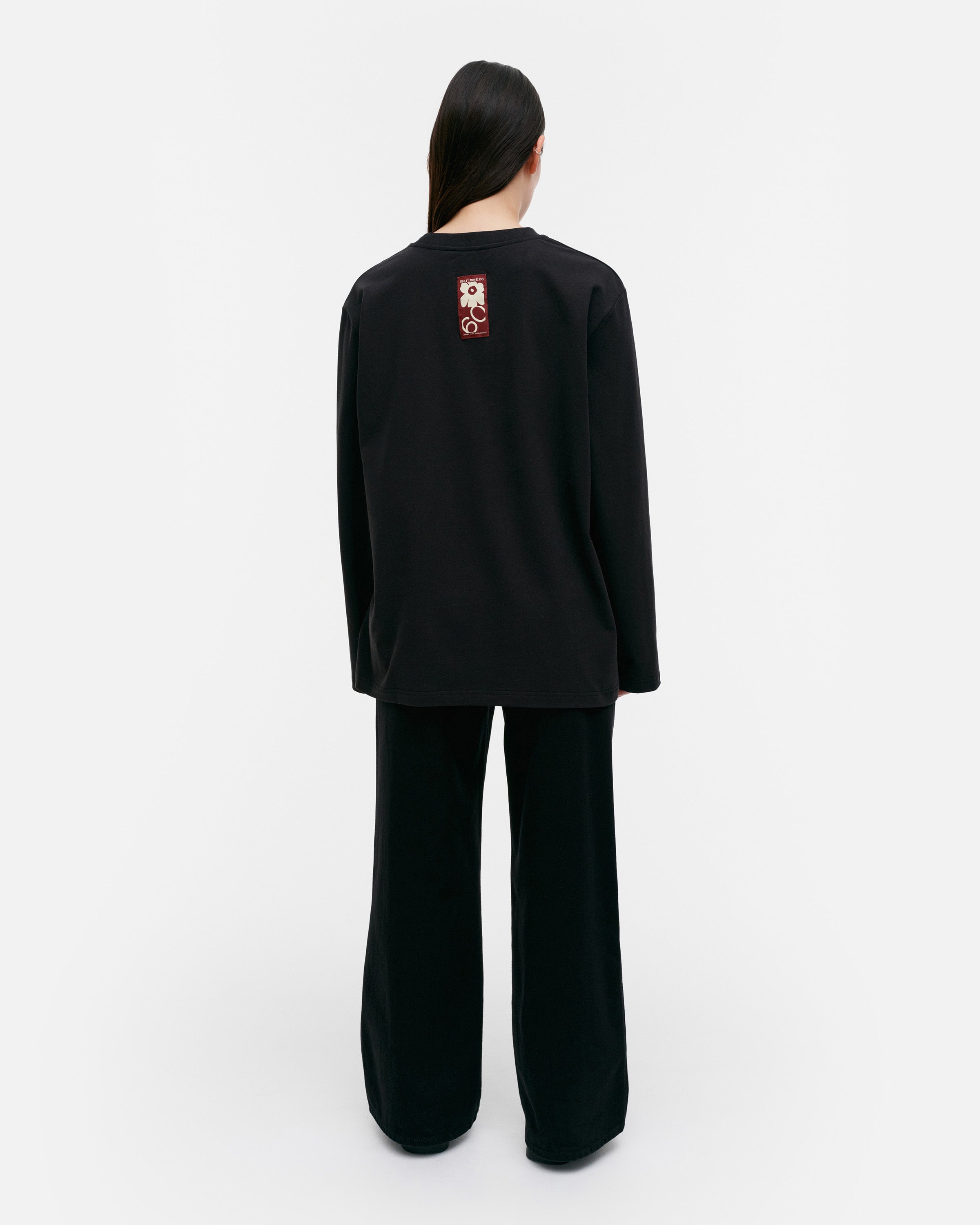 【24AW】marimekko/Biitti Unikko Tribute Placement カットソー KIOSKI BIITTI UNIKKO TRIBUTE PLACEMENT LSP 73CM | MARIMEKKO