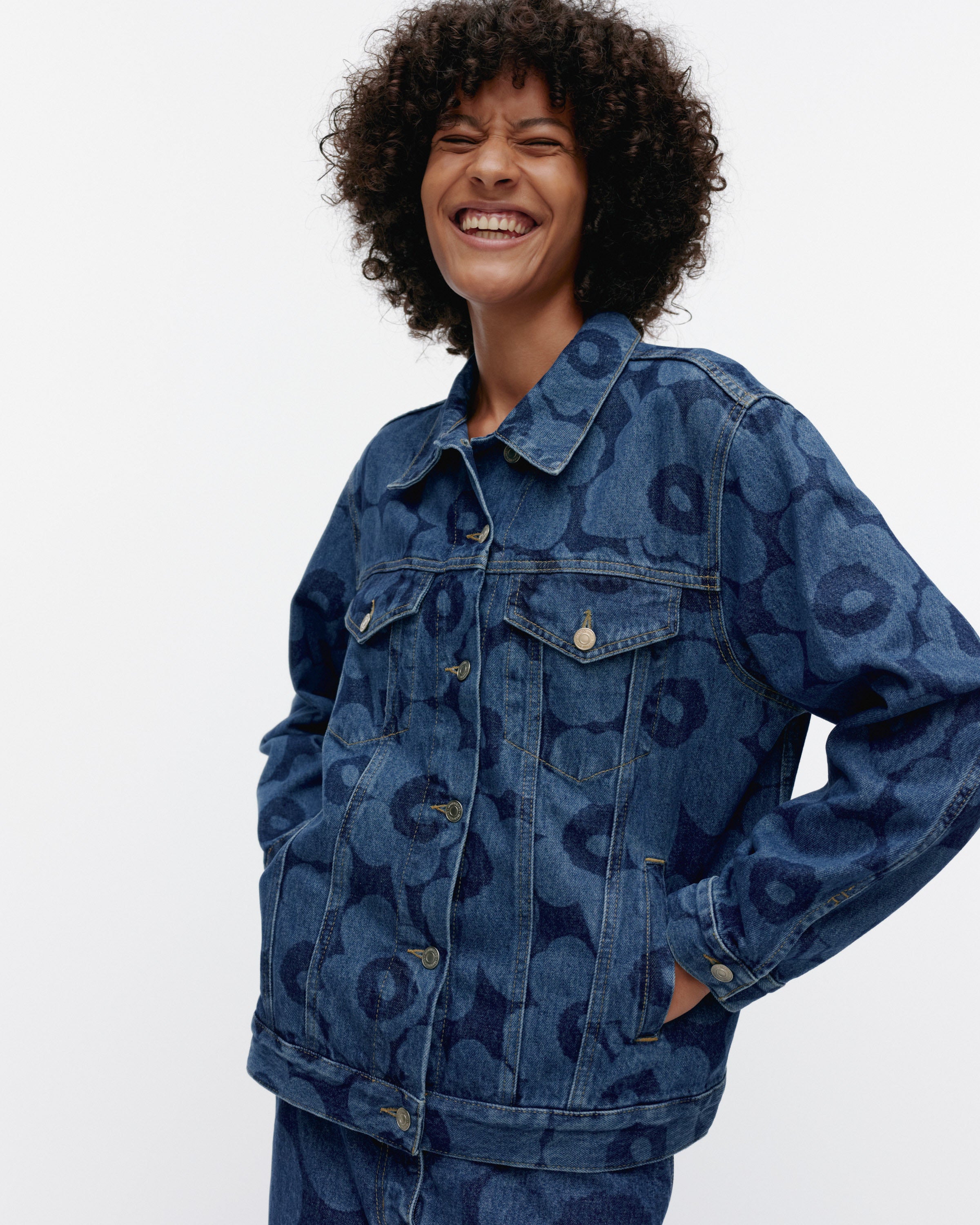 【未使用】Maridenim Murros Unikko ジーンズジャケットXS Maridenim Murros Unikko ジーンズジャケット | Maija Isola
