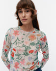 Varitys Perenna Tricot Skinny Mesh Long Sleeve Top 65cm