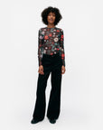Varitys Perenna Tricot Skinny Mesh Long Sleeve Top 65cm