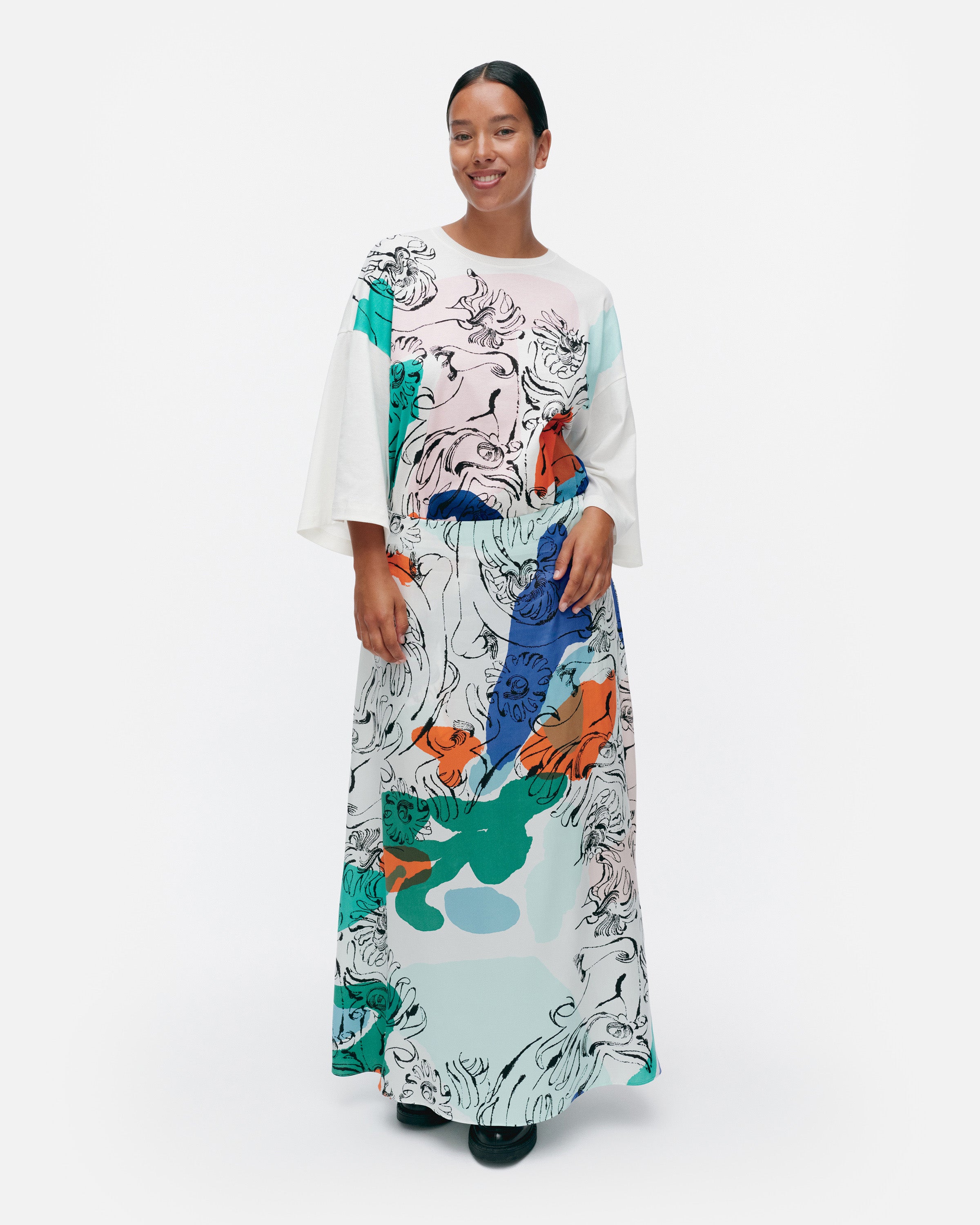 ☆ marimekko ☆ Fluidi Blombom 136 - ドレス Fluidi Blombom 136 - Marimekko Fashion