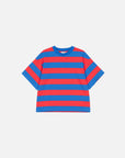 Ripiitti Border Short Sleeve Top 63cm