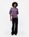 Ripiitti Border Short Sleeve Top 63cm