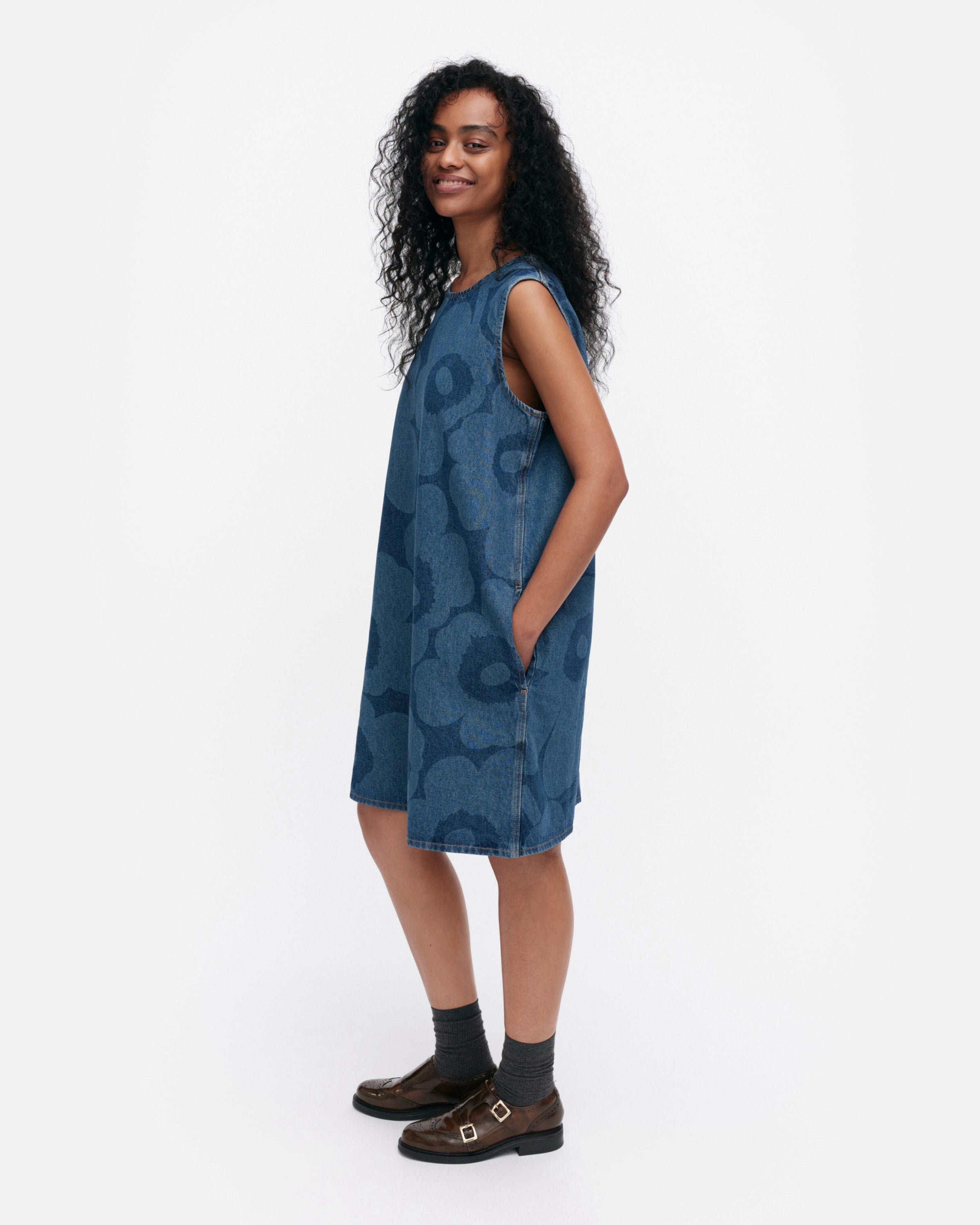 Maridenim Somasti Unikko Denim Marimini Dress