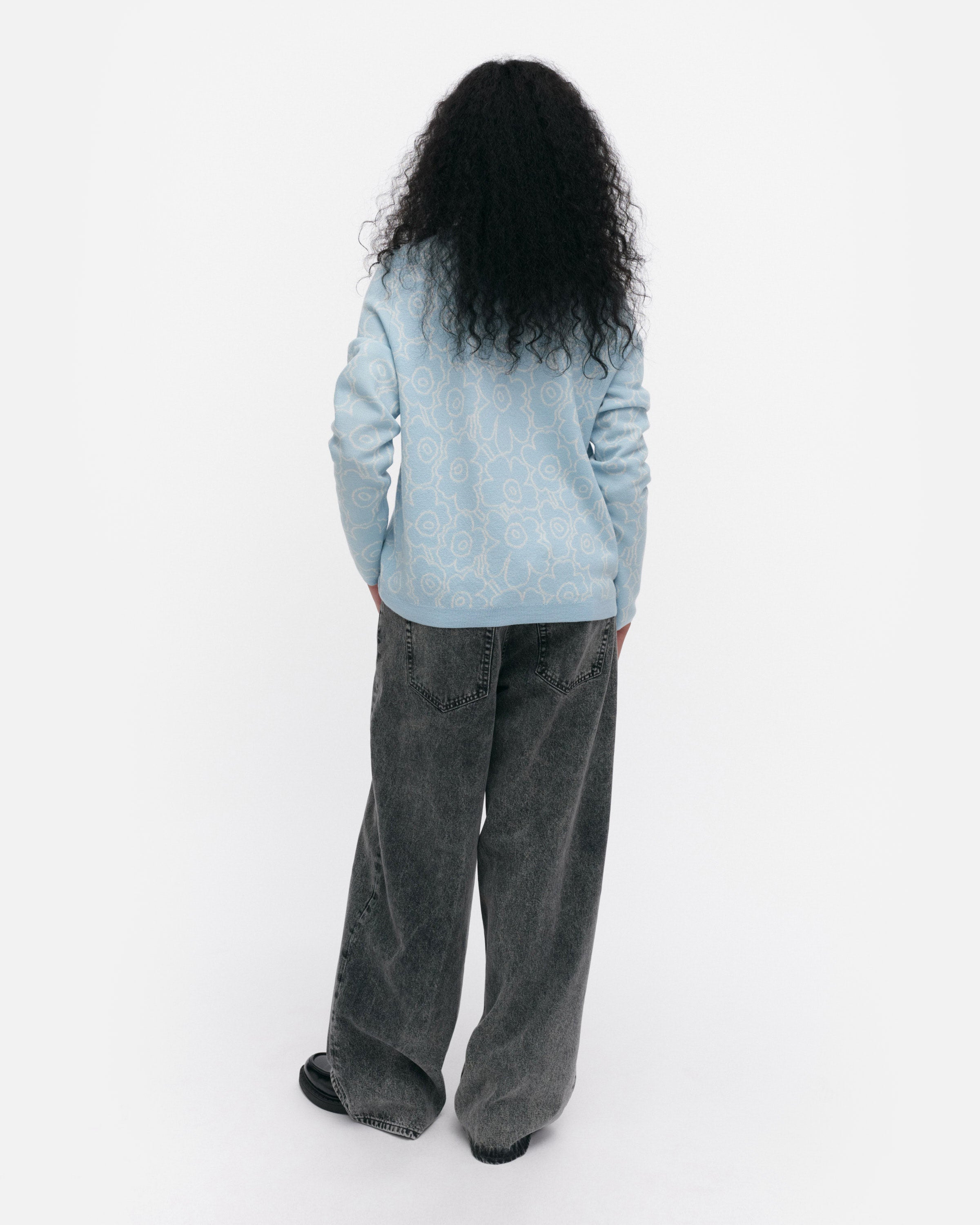 Mutka Mini Outline Unikko Knitted Cardigan 56cm