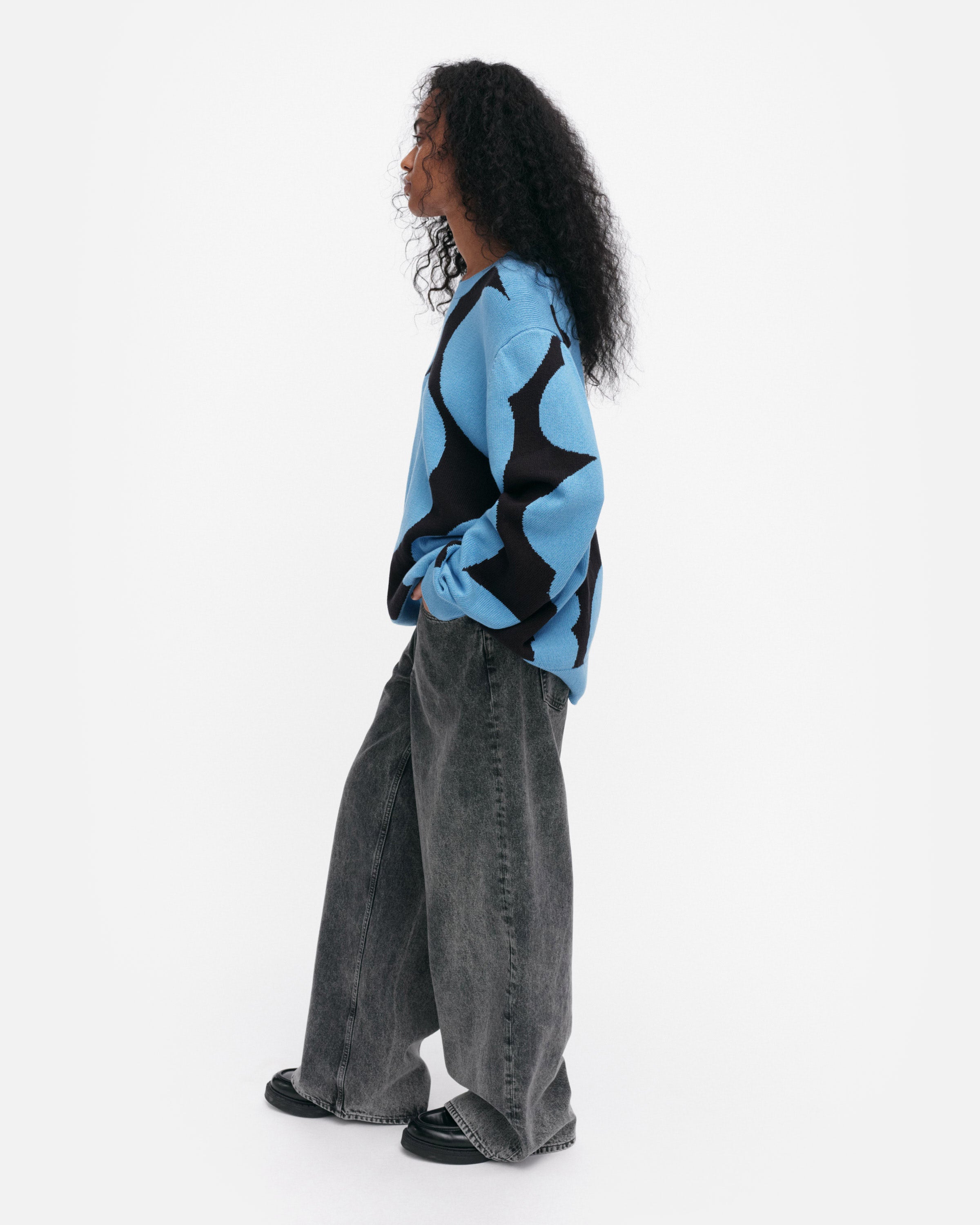 Sesonki Unikko Knitted Long Sleeve Top 63cm
