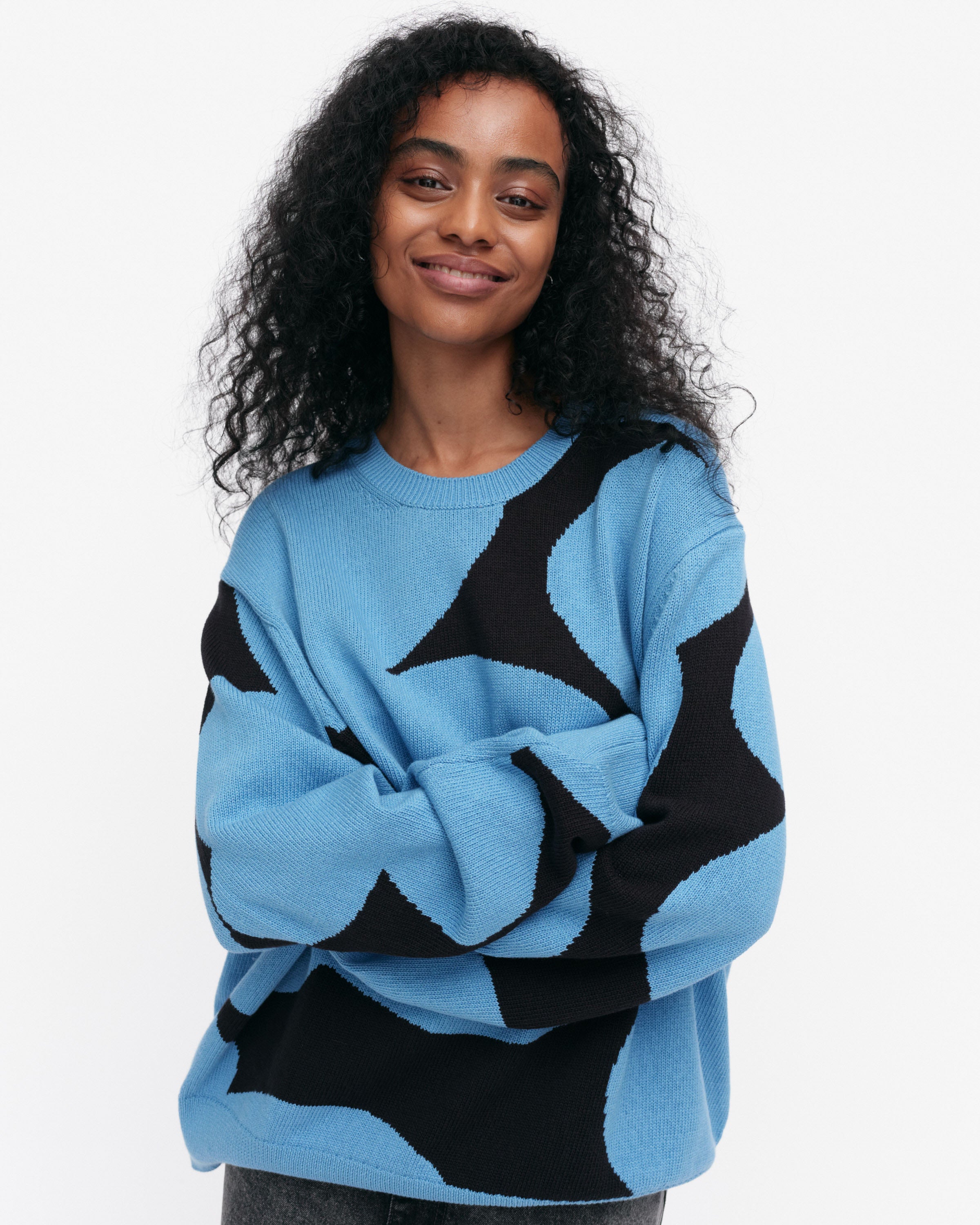 Sesonki Unikko Knitted Long Sleeve Top 63cm