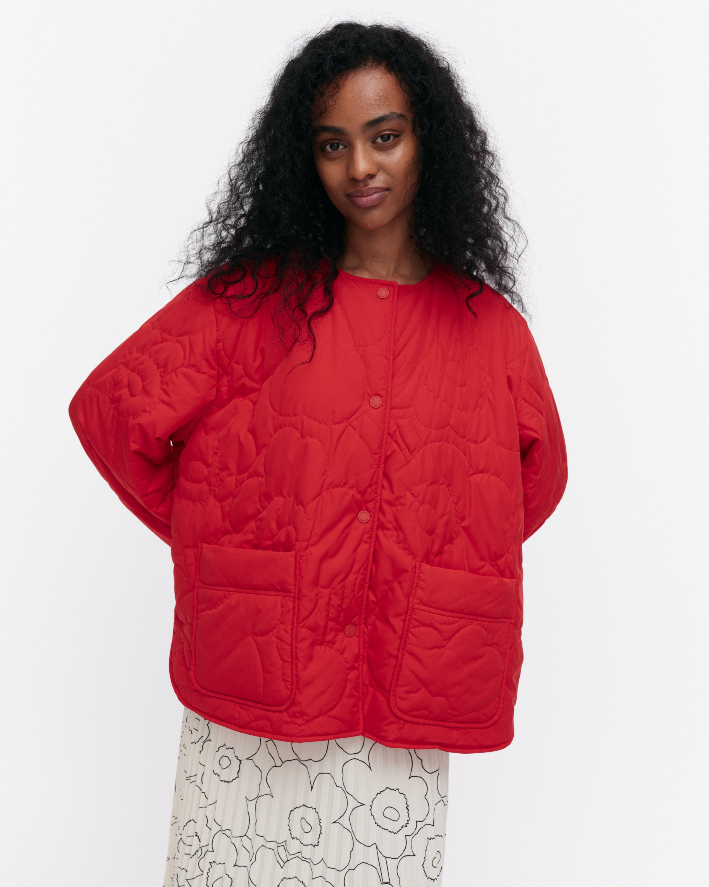 Kapseli Outline Unikko Lightweight Padded Coat 66cm
