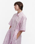 Popliini Outline Unikko Shirt Dress 120cm