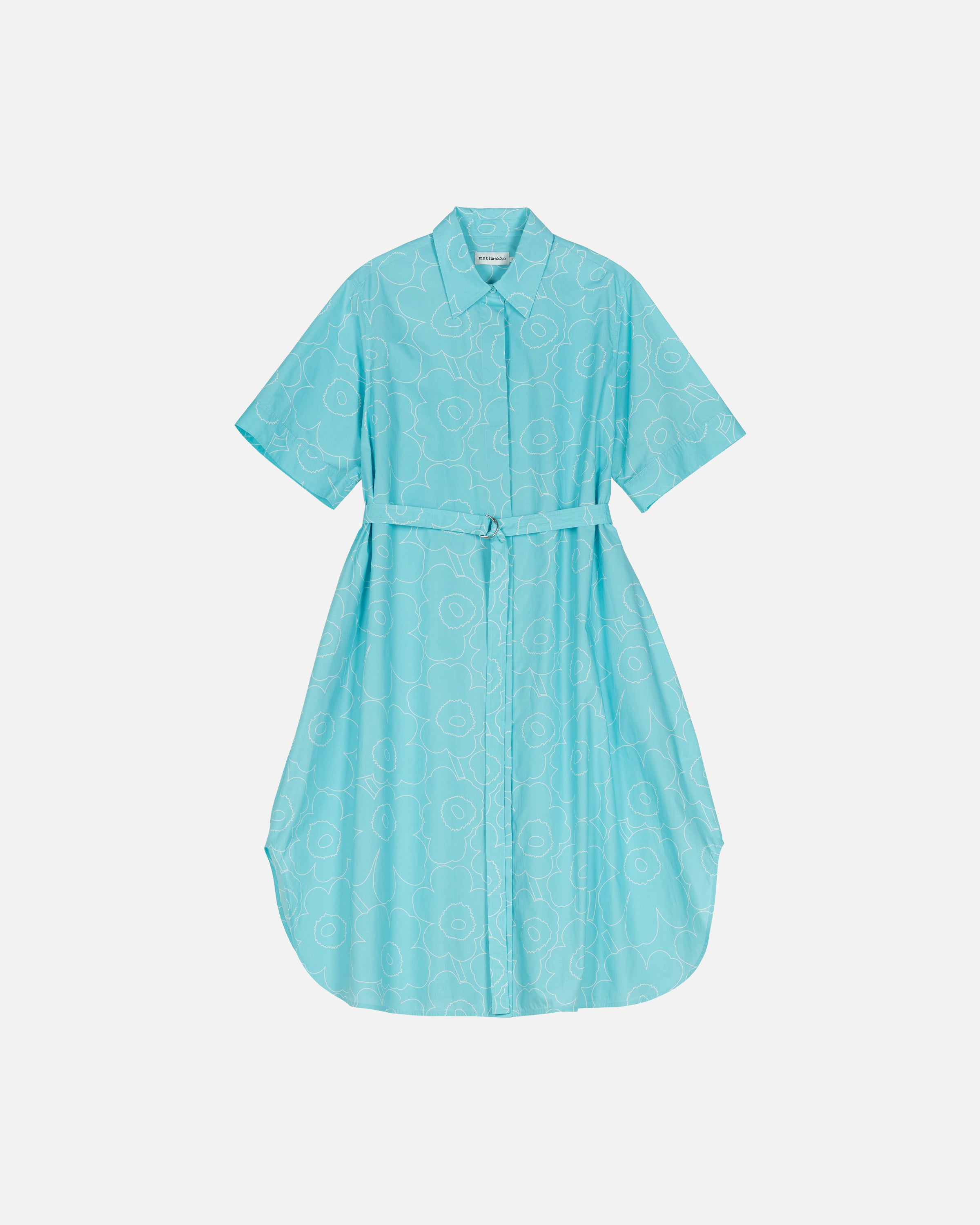 Popliini Outline Unikko Shirt Dress 120cm