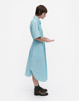 Popliini Outline Unikko Shirt Dress 120cm