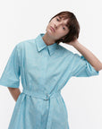 Popliini Outline Unikko Shirt Dress 120cm