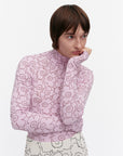 Solmia Outline Unikko Turtleneck Long Sleeve Top 57cm