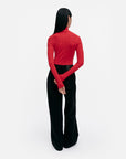 Solmia Outline Unikko Turtleneck Long Sleeve Top 57cm