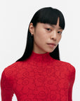 Solmia Outline Unikko Turtleneck Long Sleeve Top 57cm
