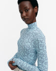 Solmia Outline Unikko Turtleneck Long Sleeve Top 57cm