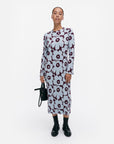 Rulla Unikko Slim Rib Dress 119cm