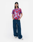 Erna Akvarelli Unikko Kioski Short Sleeve Top 63cm