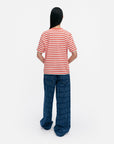 Tasaraita Unikko Kioski Short Sleeve Top 63cm