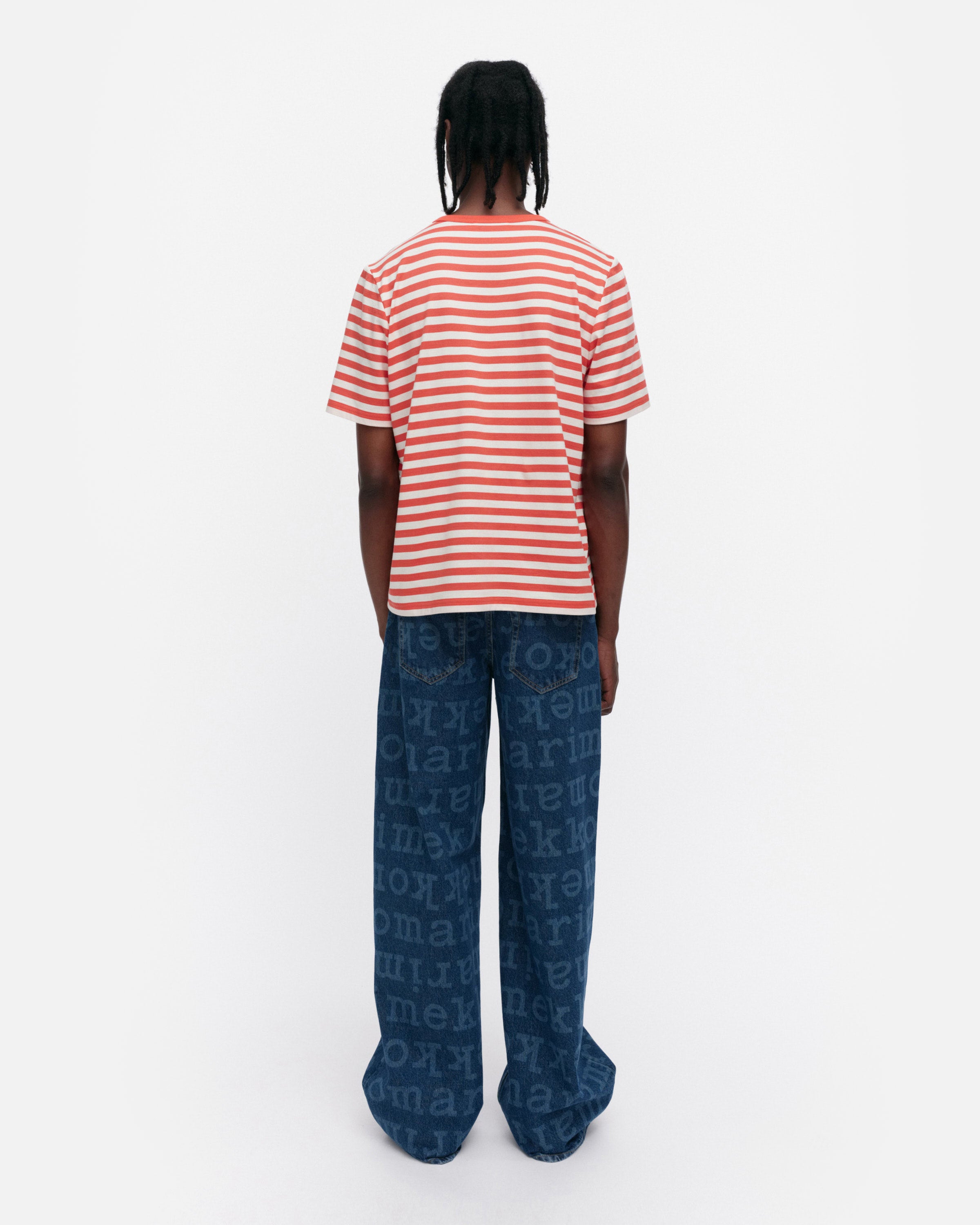 Tasaraita Unikko Kioski Short Sleeve Top 63cm