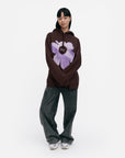 Runoja Unikko Placement Kioski Fleece Hoodie 71cm