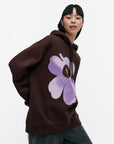 Runoja Unikko Placement Kioski Fleece Hoodie 71cm