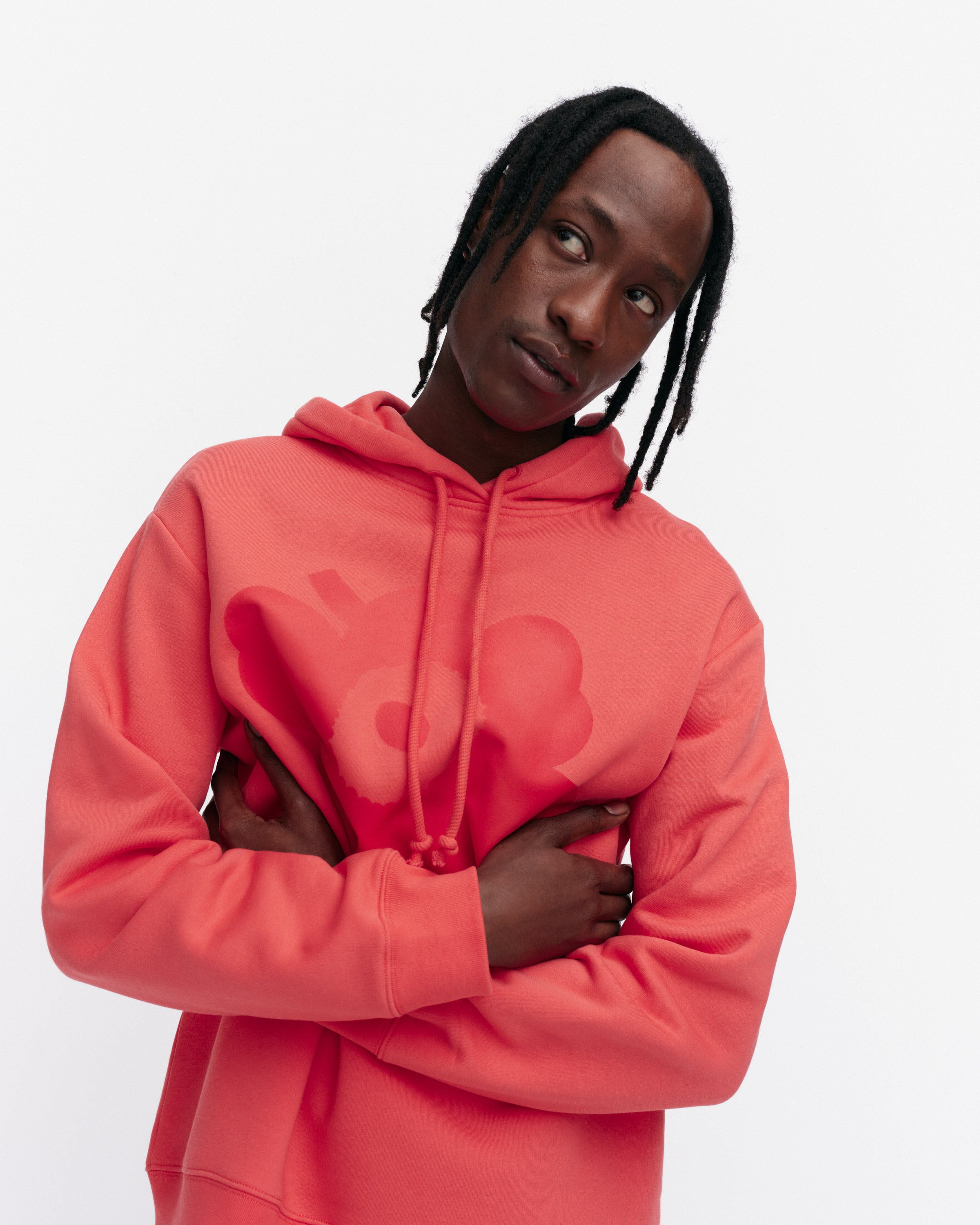 Runoja Unikko Placement Kioski Fleece Hoodie 71cm