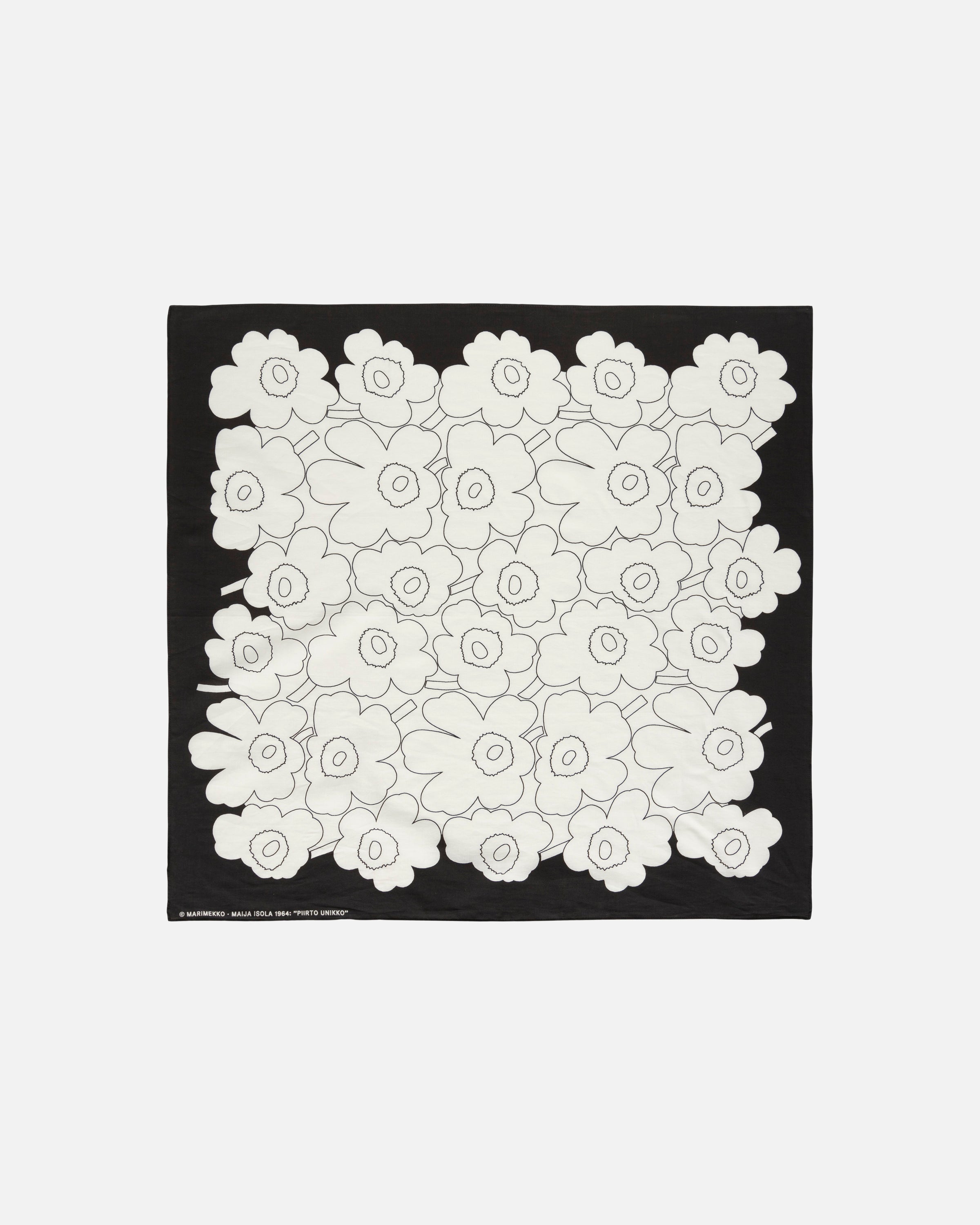 Keskio Outline Unikko Scarf 70X70cm