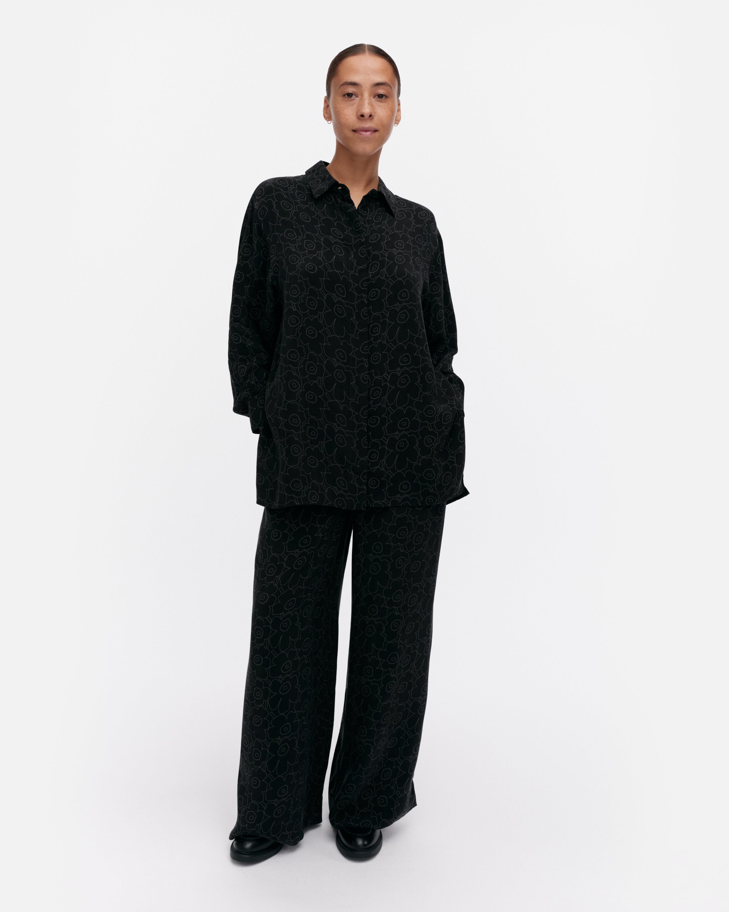 Runsas Outline Unikko Cupro Shirt 79cm