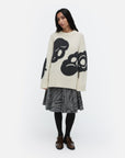 Luonto Tumma Knitted Wool Long Sleeve Top