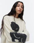Luonto Tumma Knitted Wool Long Sleeve Top