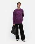 Kioski Vihkiruusu Ruusut Knitted Wool Long Sleeve Top 72cm