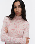 Outline Unikko Vilina Turtleneck Merino Wool Long Sleeve Top 61cm