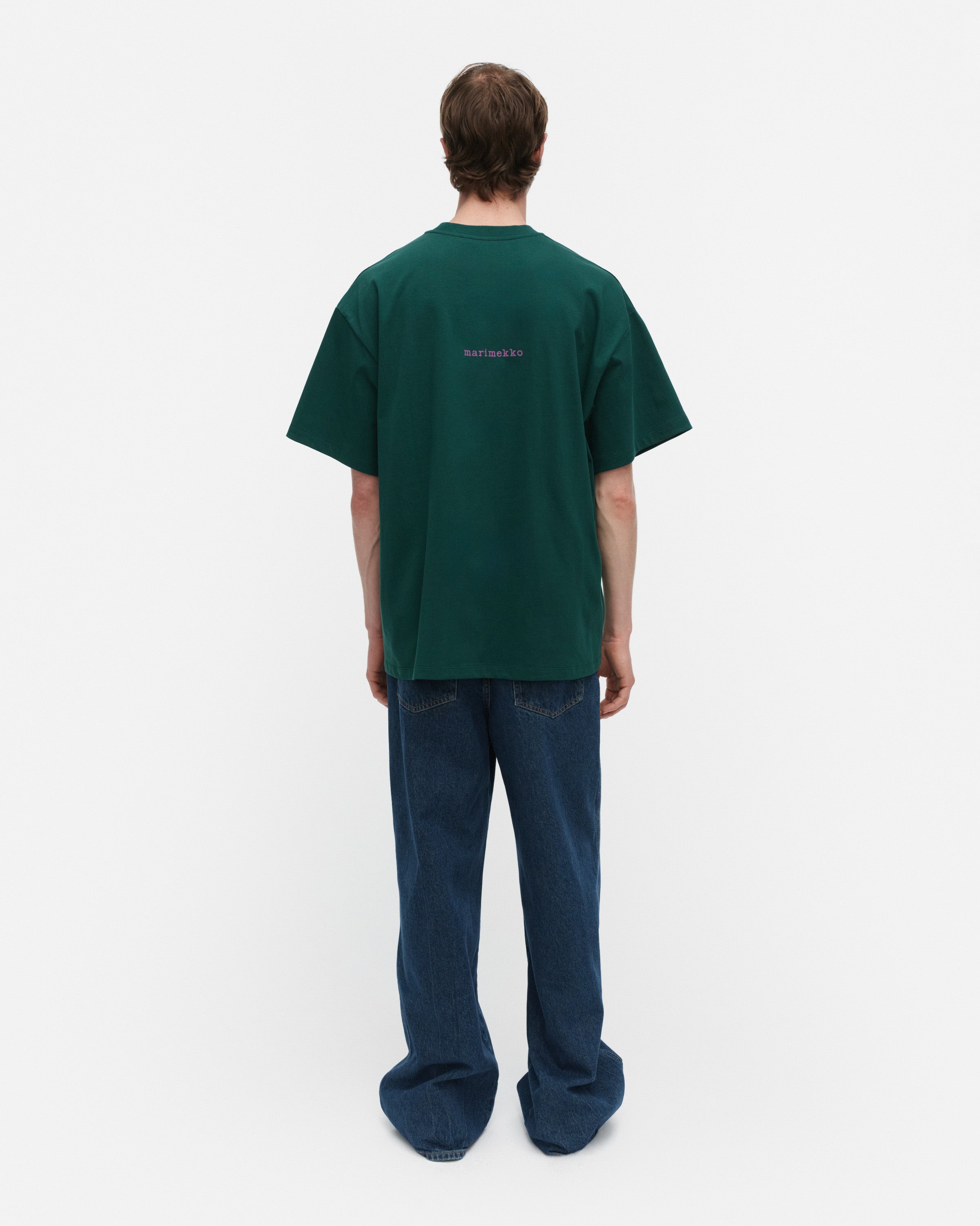 Kioski Linjat Vihkiruusu Placement Short Sleeve Top 73cm