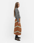 Piiru Basso Pleated Skirt 83.5cm